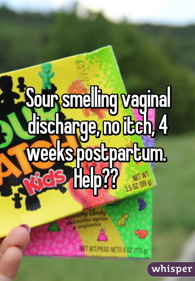 Sour Smelling Vagina